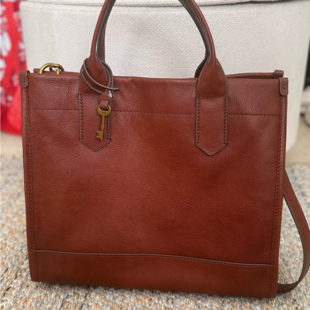 Fossil Kyler Leather Tote Bag